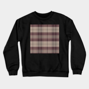 Dark Academia Aesthetic Arable 1 Hand Drawn Textured Plaid Pattern Crewneck Sweatshirt